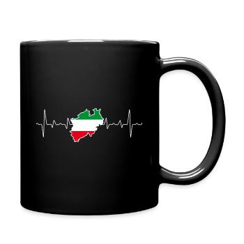 NRW Rhénanie du Nord-Westphalie Dear home - Mug uni - noir - Droite