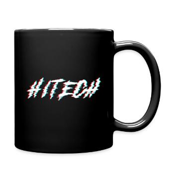 Hitech | Psytrance Subgenre - Tasse einfarbig - Schwarz - Rechts