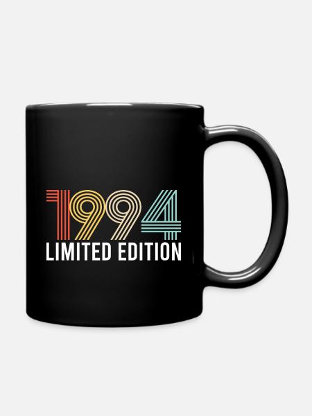 Vintage 1994 année de naissance année de naissance rétro coquillage - Mug uni - noir