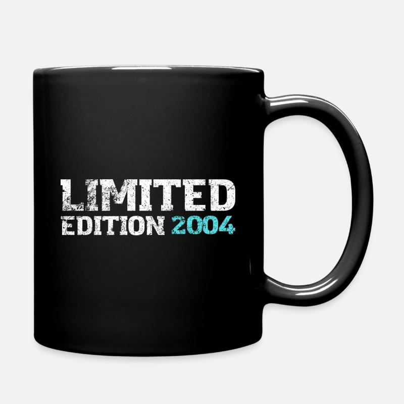 Limited Edition 2004 18. Geburtstag Geschenk - Tasse einfarbig - Schwarz