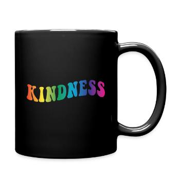 Kindness Saying - Full Colour Mug - black - Right