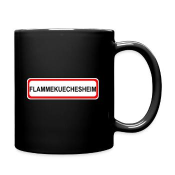 Flammekuechesheim - Mug uni - noir - Droite