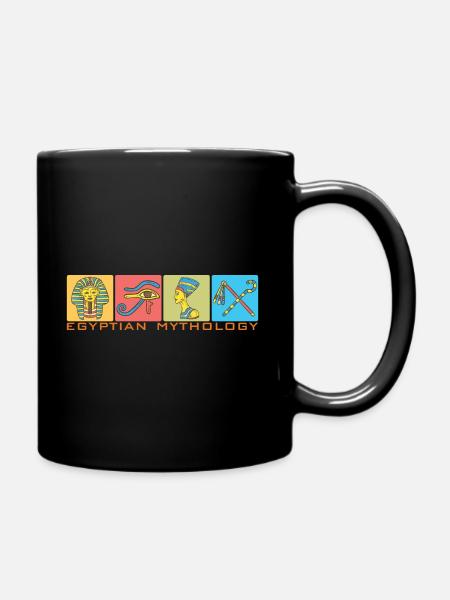 Egyptian Mythology Ägypthische Mythologie - Tasse einfarbig - Schwarz