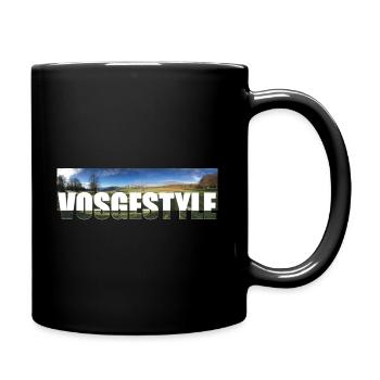Vogesen-Briefe - Tasse einfarbig - Schwarz - Rechts