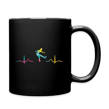Figure Skating Ice Skating Figure Skating - Full Colour Mug - black - Right