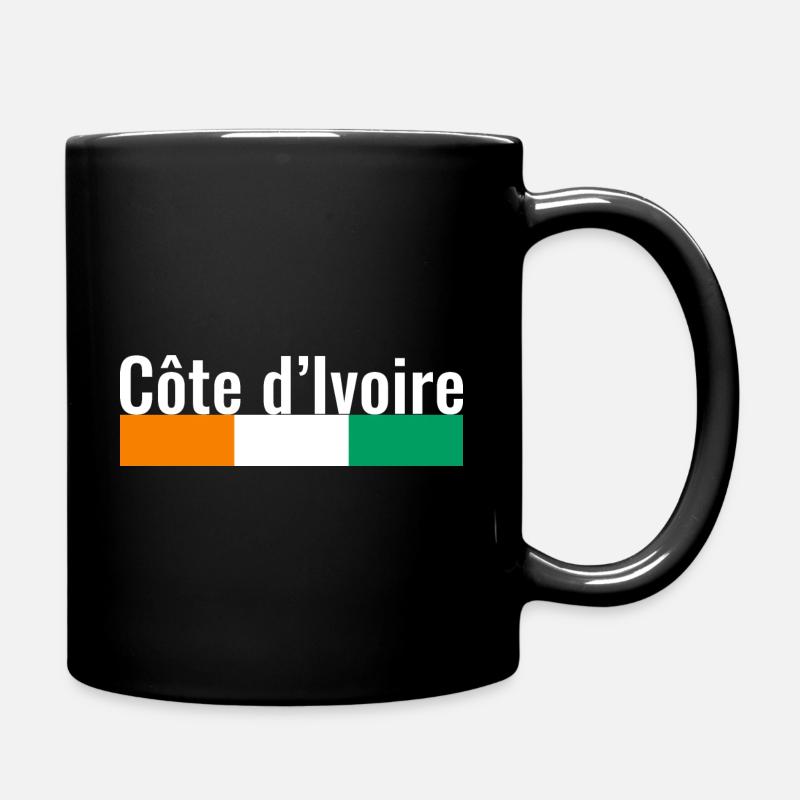 Côte d’Ivoire Côte d’Ivoire Drapeau ivoirien - Mug uni - noir