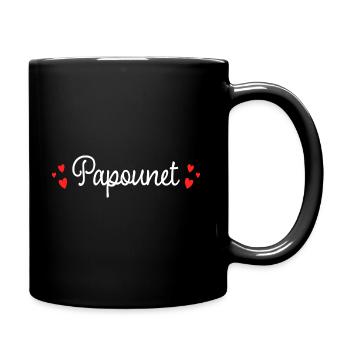 Papounet Fête Des Pères Cadeau Papa - Mug uni - noir - Droite