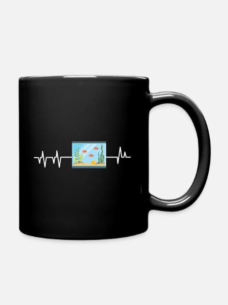 Aquarium - Tasse einfarbig - Schwarz