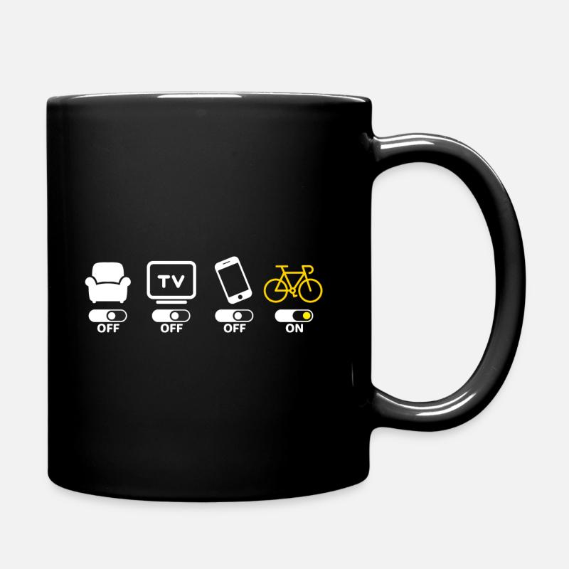 Cyclisme vélo cyclisme humour - Mug uni - noir