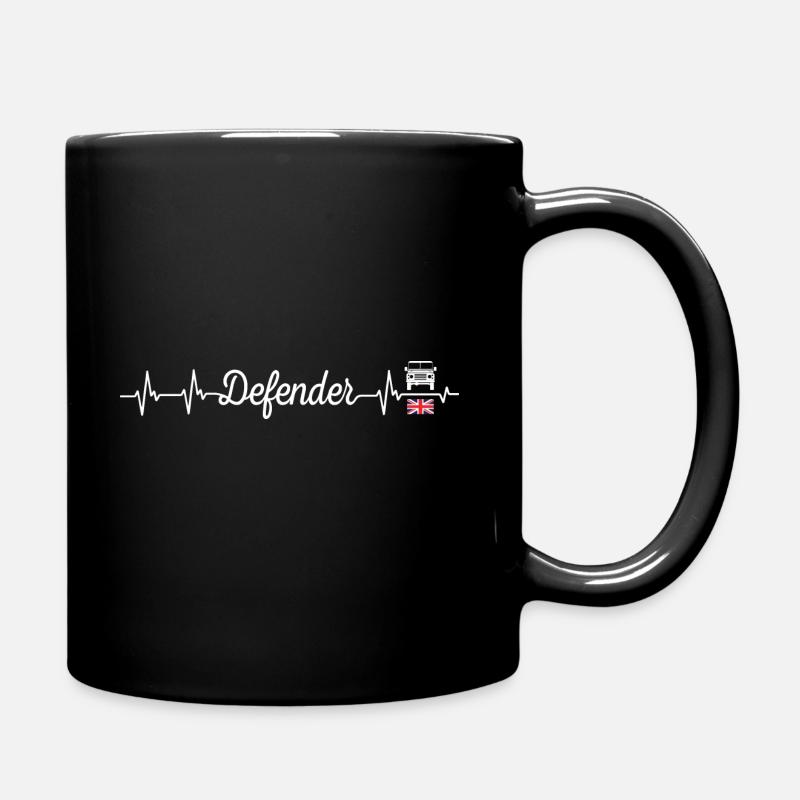 Heart Beat Landy Defender - Tasse einfarbig - Schwarz