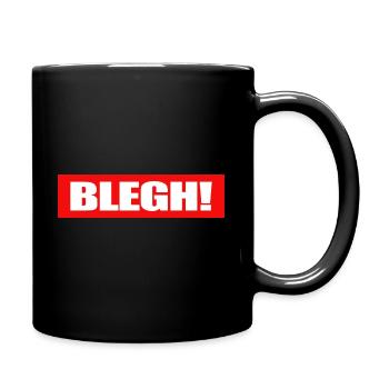 Live Laugh Blegh Heavy Metal Metalcore - Full Colour Mug - black - Right