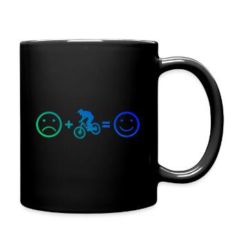 Cyclisme VTT Femme VTT Cyclisme - Mug uni - noir - Droite