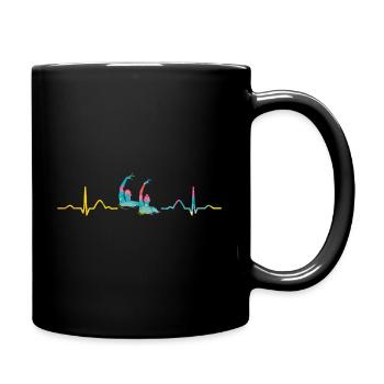 Natation artistique par équipe de natation synchronisée - Mug uni - noir - Droite