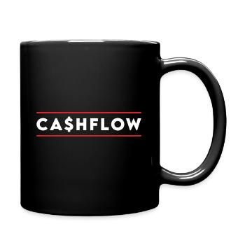 cash flow - Full Colour Mug - black - Right