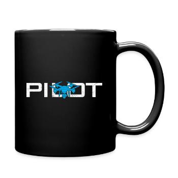 Drones Pilote de drones Quadcopter - Mug uni - noir - Droite