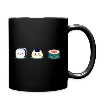 Sushi Japan Kawaii Food Maki Lover Cadeau - Mug uni - noir - Droite