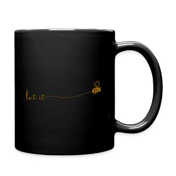let it bee bienendesign - Tasse einfarbig - Schwarz - Rechts