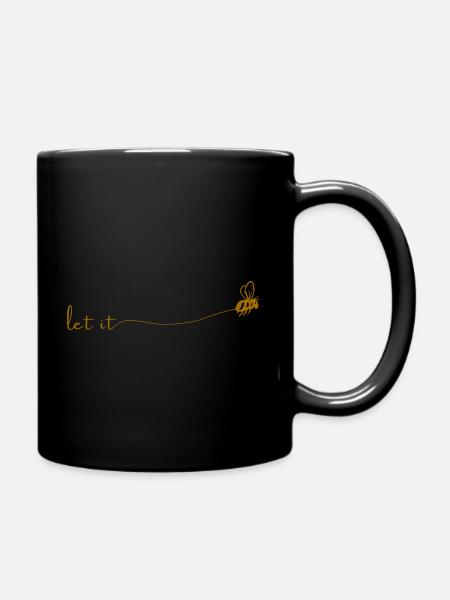 Laissez-le concevoir une abeille - Mug uni - noir