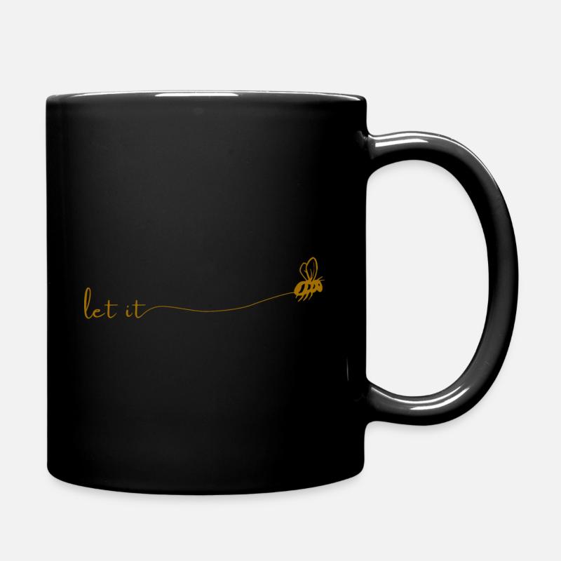 Laissez-le concevoir une abeille - Mug uni - noir