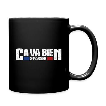 Ca va bien se passer humour politique darmanin - Mug uni - noir - Droite