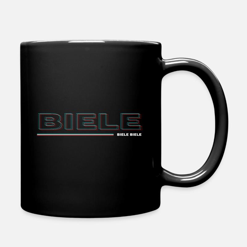 BIELE BIELE BIELE - Endlaser Edition - Tasse einfarbig - Schwarz