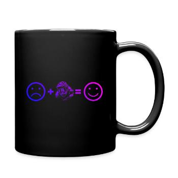Cyclistes Femmes Cyclisme VTT Vélo de montagne - Mug uni - noir - Droite