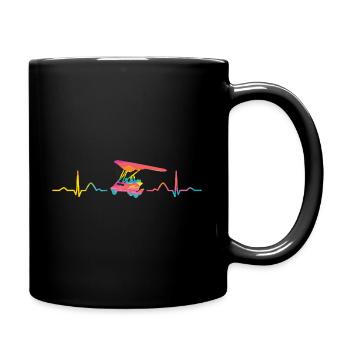Paratrike Moteur Deltaglider Deltatrike - Mug uni - noir - Droite