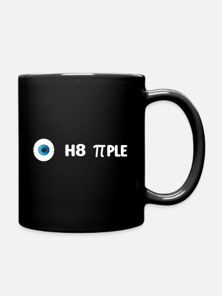 I Hate People - Funny Design - Tasse einfarbig - Schwarz