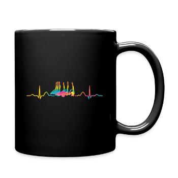 Natation artistique par équipe de natation synchronisée - Mug uni - noir - Droite