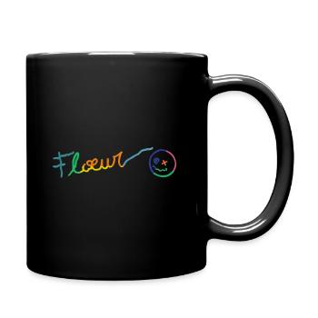 LA FLOEUR - Mug uni - noir - Droite