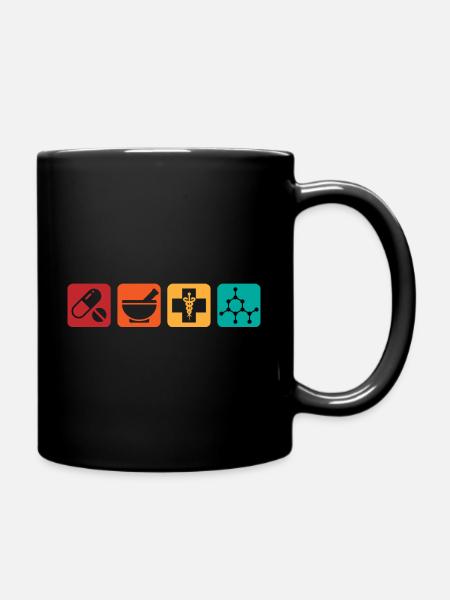 Pharmacy Gift Pharmacist - Full Colour Mug - black