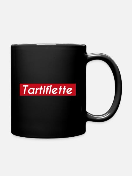 Grosse tartiflette | lardon patate reblochon hiver - Mug uni - noir