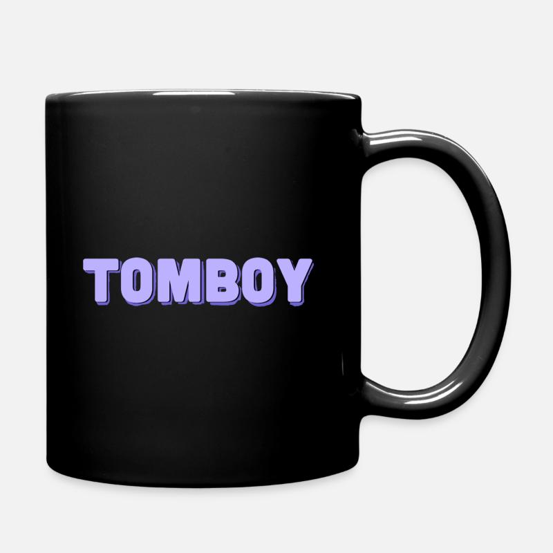 Tomboy lila - Tasse einfarbig - Schwarz