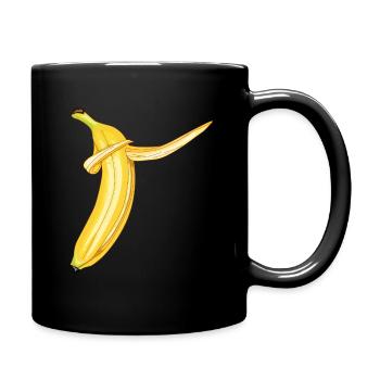 Déclaration: tamponnant Banana - Couleur - Mug uni - noir - Droite