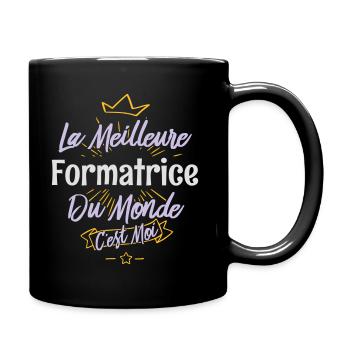 La meilleure formatrice du monde - Mug uni - noir - Droite