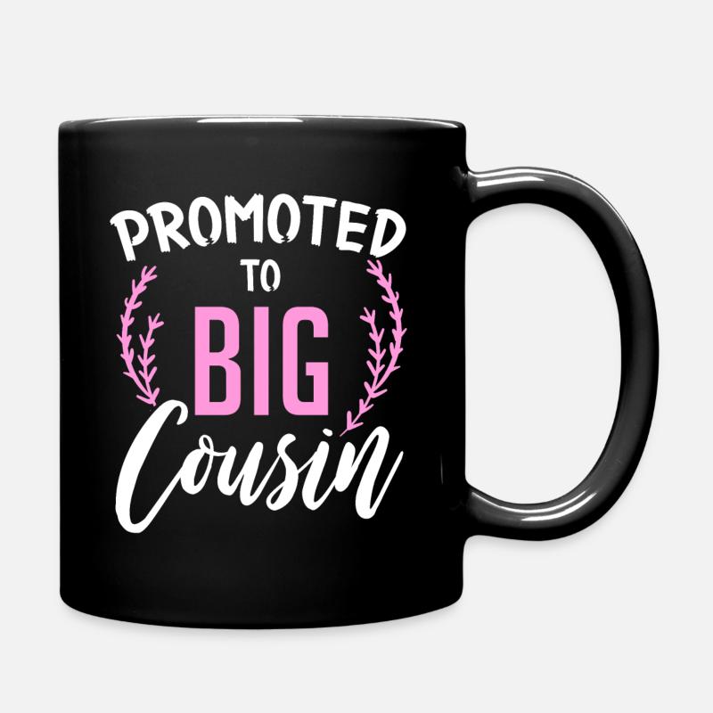 Promoted To Big Cousin - Tasse einfarbig - Schwarz