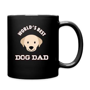 Dog Dad Shirts / Dog Dad / Dog Sayings - Full Colour Mug - black - Right