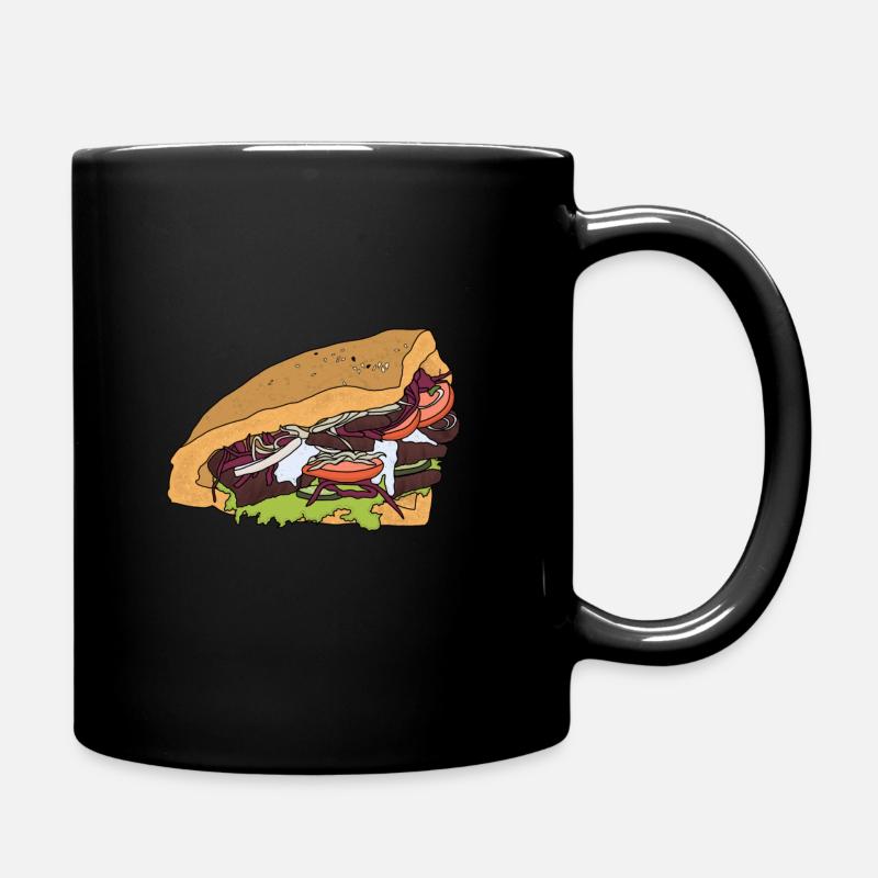 Kebab - Mug uni - noir