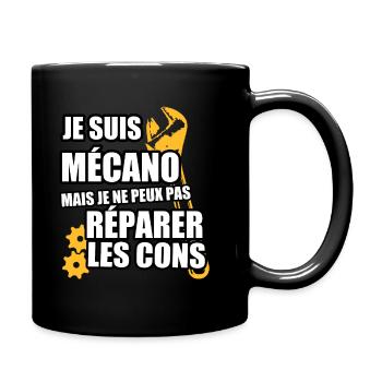 Mécanicien Auto Cadeau Drôle / Mécanique / Mécano - Mug uni - noir - Droite