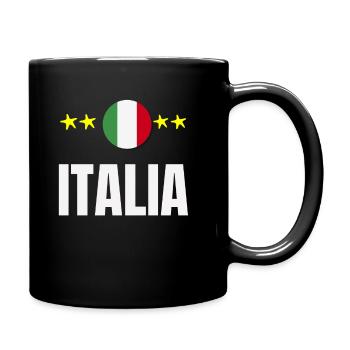 Italia Love Country Love Gift Idea Cool Design - Tasse einfarbig - Schwarz - Rechts