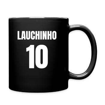 Cooles Lauchinho Kreisliga Trikot Sunday League - Tasse einfarbig - Schwarz - Rechts