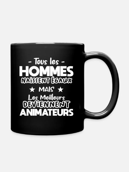 Animateur cadeau drôle humour animation - Mug uni - noir