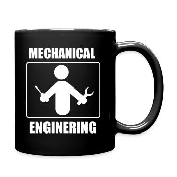 INGÉNIERIE MÉCANIQUE - Mug uni - noir - Droite