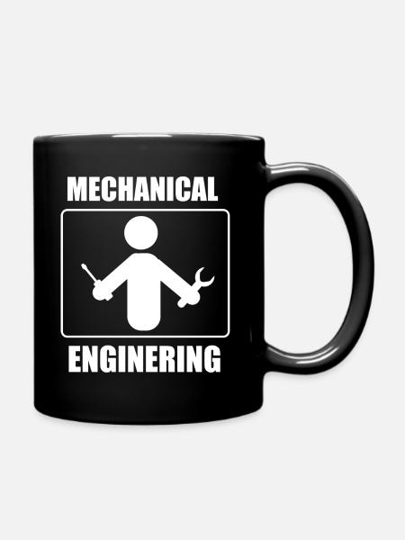 MECHANICAL ENGINERING - Full Colour Mug - black