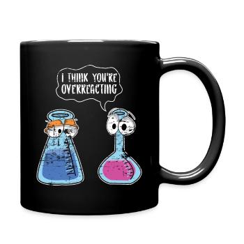 Chemie Labor Reagenzien Spruch Chemie - Tasse einfarbig - Schwarz - Rechts