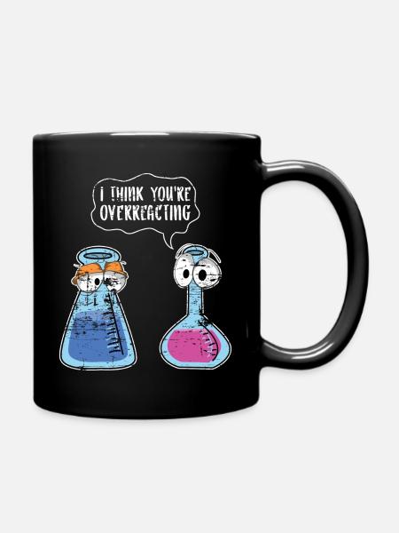 Chemie Labor Reagenzien Spruch Chemie - Tasse einfarbig - Schwarz