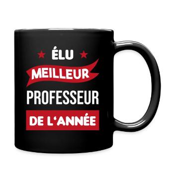 cadeau marrant meilleur professeur de l'année - Mug uni - noir - Droite