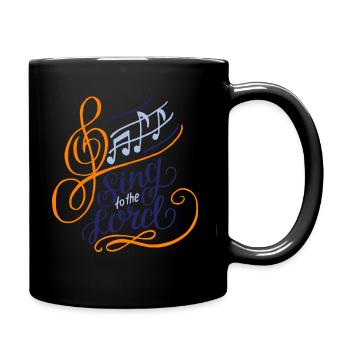 Sing to the Lord - Full Colour Mug - black - Right