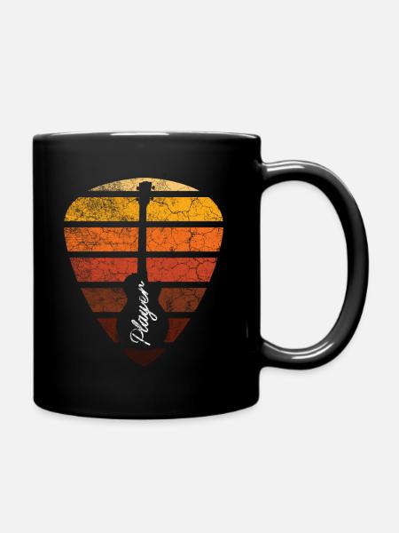 Guitar player - Tasse einfarbig - Schwarz