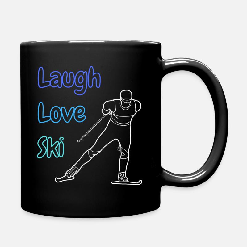 Rire Amour Ski - Mug uni - noir